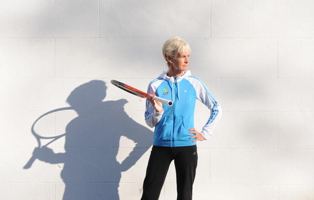 Judy Murray shot exclusively for The Herald Magazine for Graham Spiers interview. Murray poses at Sherriffmuir in Dunblane, the site of a famous Scottish battle and where she spent time walking with her family as a child.