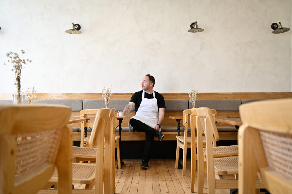 Chef Stuart Ralston who is opening a fine dining restaurant, Lyla, in Edinburgh.